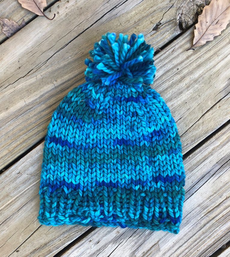 Simple Chunky Knitted Hat [Knitting Pattern] At Yarn's Length