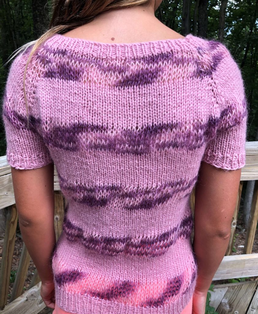 Mohair Stripes Sweater [Knitting Pattern] - At Yarn's Length